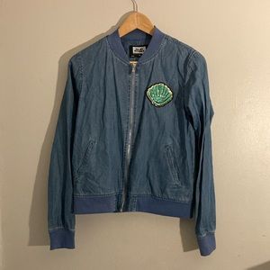 Like new little mermaid bomber jacket